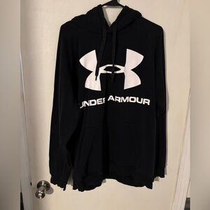 Under Armour Charcoal Hoodie with White Logo